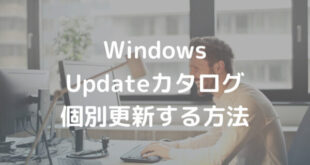 WindowsUpdateカタログを活用してファイルを個別にダウンロードする方法