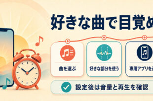 iPhoneで好きな曲をアラームに設定する3つの方法