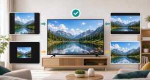 テレビ画面が小さくなった時の画面比率と表示設定の確認順をまとめたアイキャッチ画像
