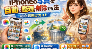 iPhoneの写真を自動整理・削除してストレージを劇的に空ける完全ガイド【初心者向け】