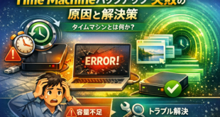 Time Machineバックアップが失敗し続ける原因と解決策【2026年完全ガイド】