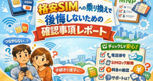 格安SIMへの乗り換えで後悔しないための完全ガイド【2026年最新版】