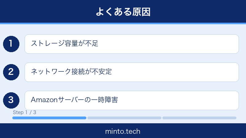 AmazonFireHDアップデートできない対処法1