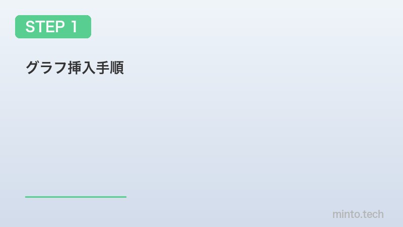 グラフ挿入手順