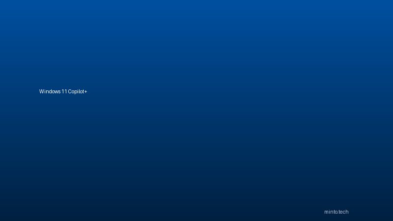 Windows 11 Copilot+設定