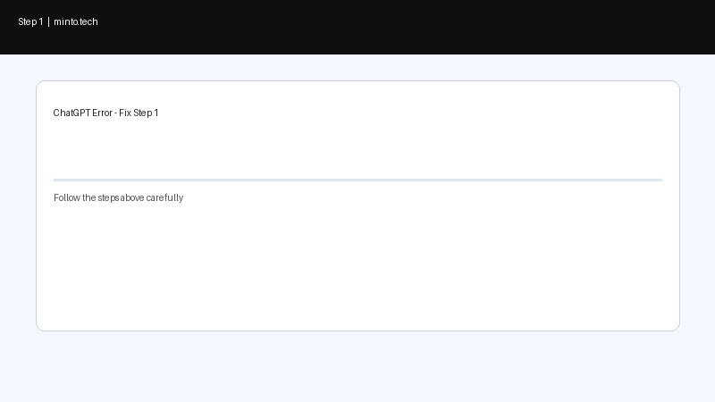 ChatGPT応答しない対処法 画像1