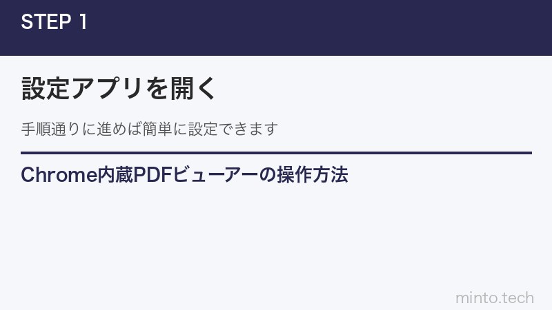 Chrome内蔵PDFビューアーの操作方法