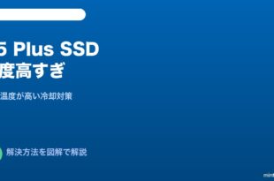 Crucial P5 Plus SSD温度高い冷却対策