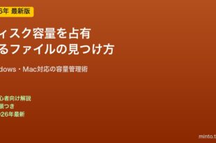 ディスク容量占有ファイルの見つけ方
