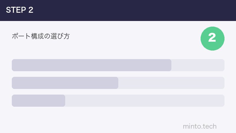 ポート構成の選び方