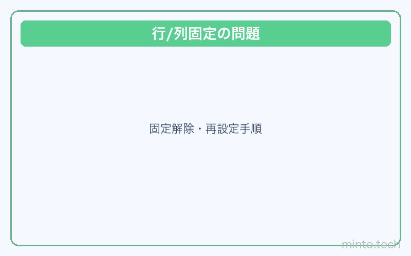Excelウィンドウ枠固定できない対処法 画像2