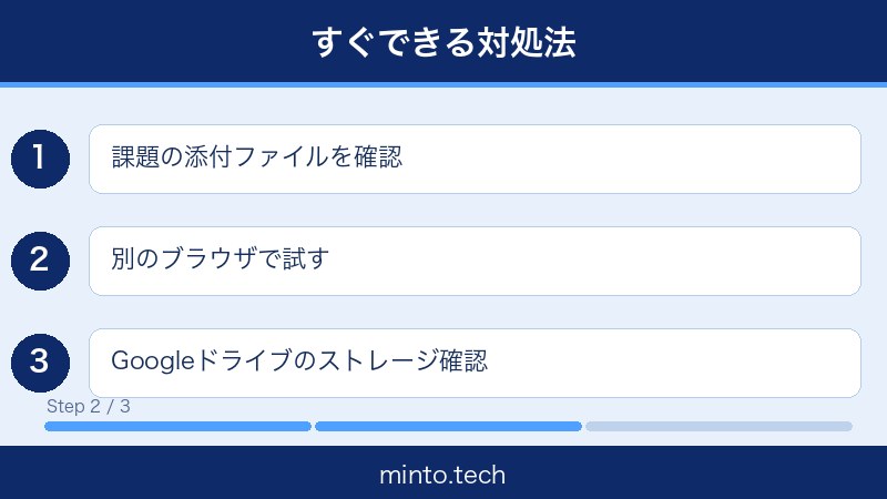 GoogleClassroom課題提出できない対処法2