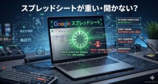 Googleスプレッドシートが重い・開かない原因と対処法