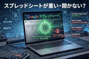 Googleスプレッドシートが重い・開かない原因と対処法