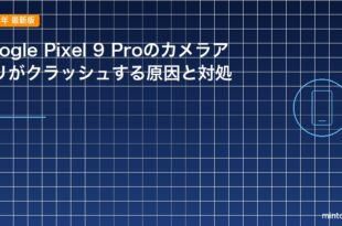 Google Pixel 9 Proのカメラアプリがクラッシュする原因と対処法のアイキャッチ
