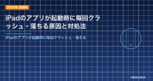iPadのアプリが起動時に毎回クラッシュ・落ちる原因と対処法