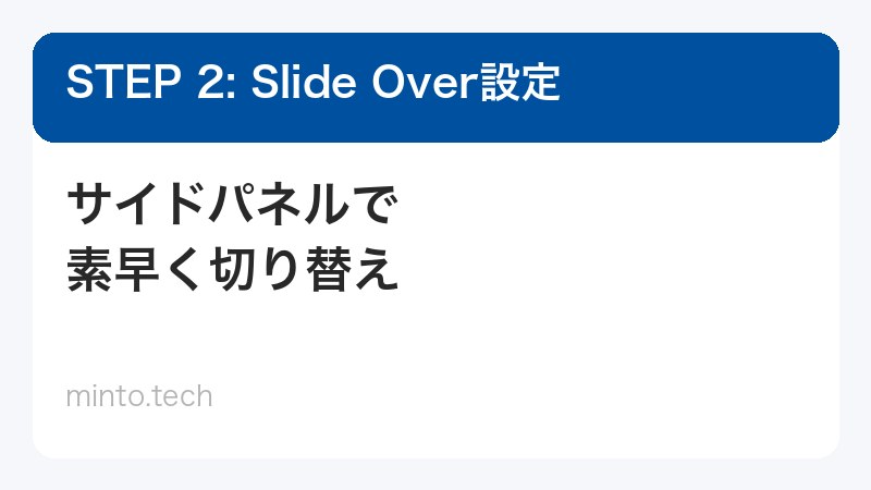 Slide Overのサイドパネル表示