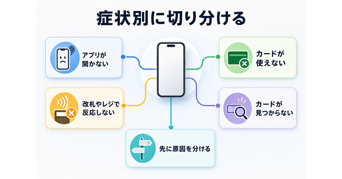 ウォレットの症状を切り分ける早見表