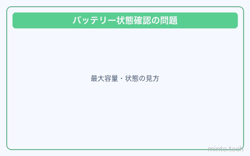 Macバッテリー残量表示されない対処法 画像1