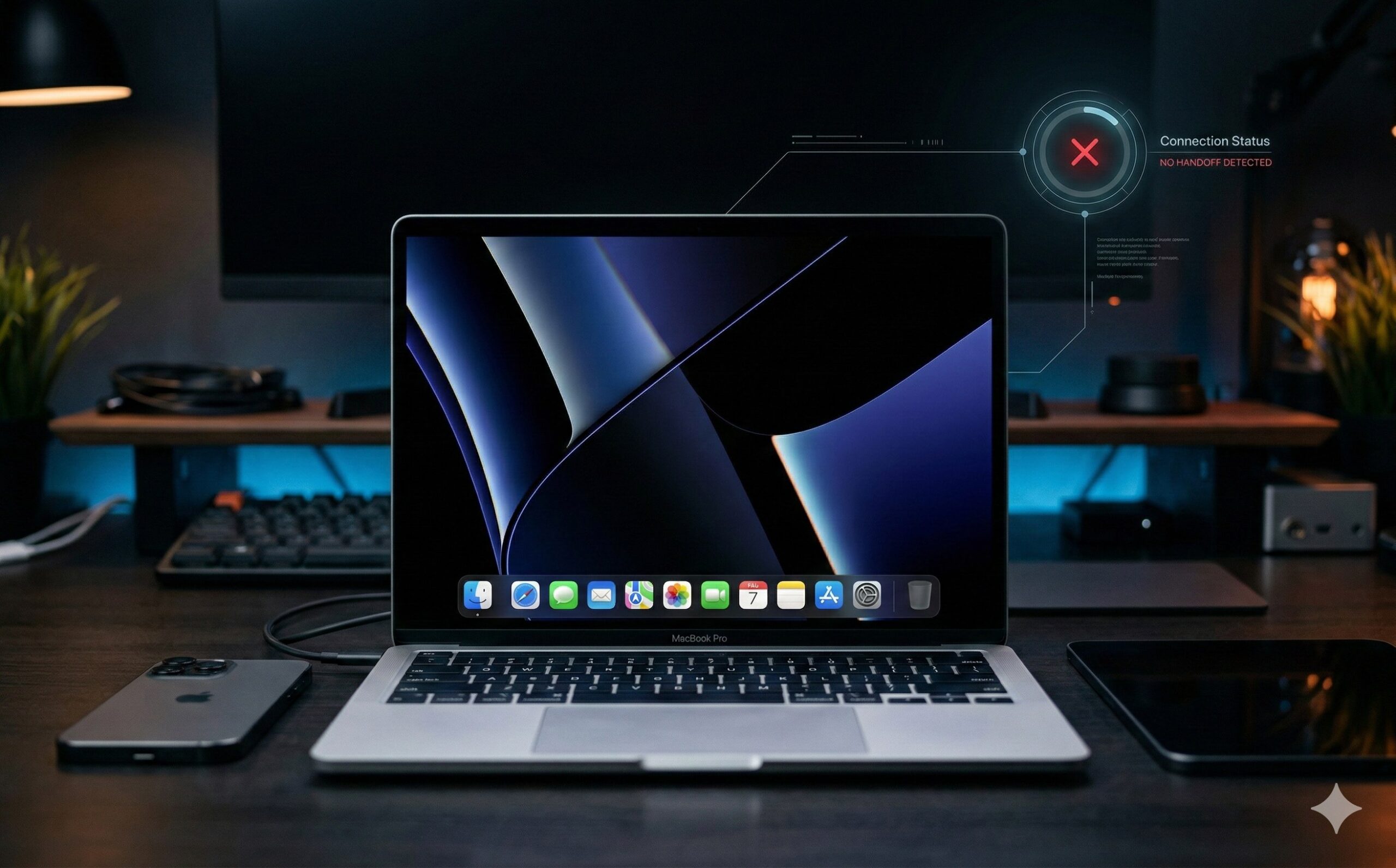 Macのシステム設定 AirDropとHandoff画面
