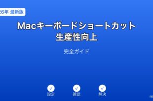 Macキーボードショートカット活用ガイド