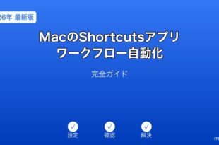 MacShortcutsアプリワークフロー自動化ガイド