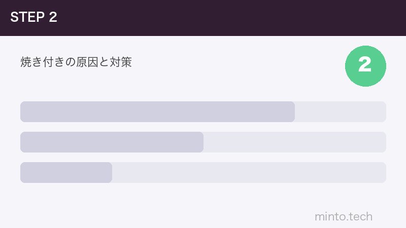 焼き付きの原因と対策