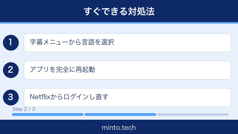 Netflix字幕表示されない対処法2