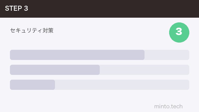 セキュリティ対策