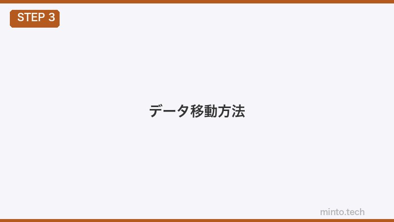 データ移動方法
