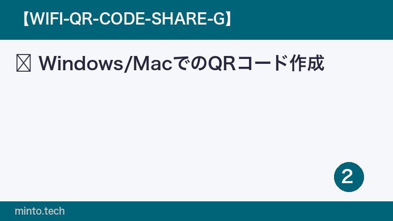 Windows/MacでのQRコード作成