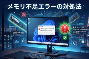 Windowsのメモリ不足エラーの原因と対処法