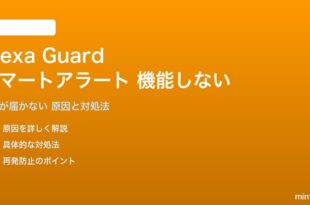 Amazon Alexa Guardが機能しない対処法