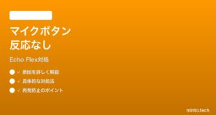 Echo Flexのルーチントリガーのマイクボタンが効かない時の対処法