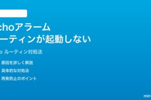 AmazonのEchoでアラームルーティンが起動しない時の対処法