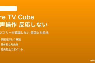 Amazon Fire TV Cubeの音声操作が反応しない対処法