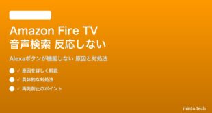 Amazon Fire TVの音声検索が機能しない対処法