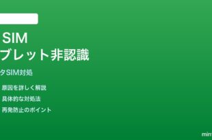 Google Fi データ専用SIMがタブレットで認識されない時の対処法