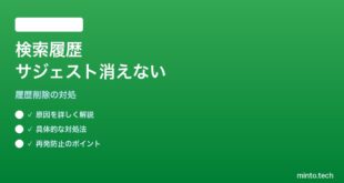 【2026年最新版】Googleアプリの検索オートコンプリートで履歴サジェストが消えない対処法【完全ガイド】