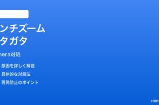 Pixelカメラのズームピンチ操作がガタガタになる時の対処法