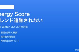 Pixel Watch 3のEnergy Scoreトレンドが追跡されない対処法
