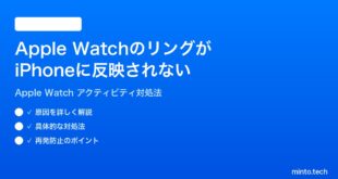 【2026年最新版】Apple WatchのアクティビティリングがiPhoneに反映されない時の対処法【完全ガイド】