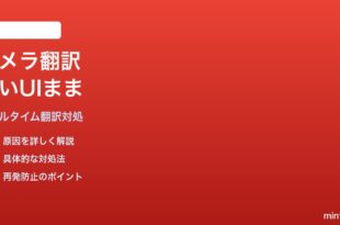 Google翻訳のカメラ即時翻訳（リアルタイム）が動かない対処法