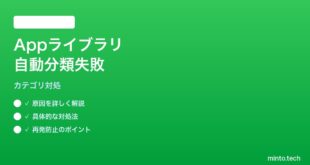 【2026年最新版】iPhoneのAppライブラリでカテゴリが自動分類されない時の対処法【完全ガイド】
