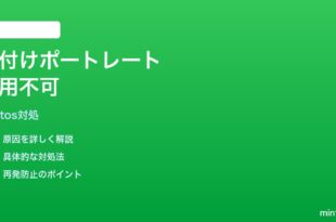 iPhoneで撮影後の写真にポートレートモードを適用できない時の対処法
