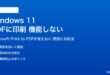Windows 11のPDFに印刷が機能しない対処法