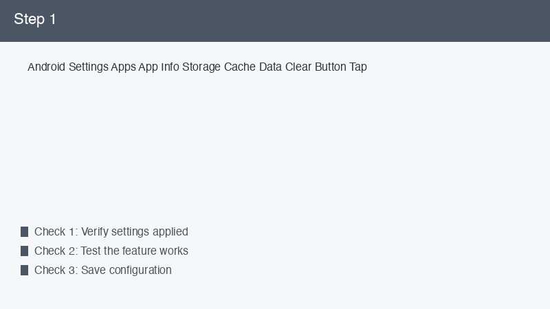 Android Settings Apps App Info Storage Cache Data Clear Button Tap