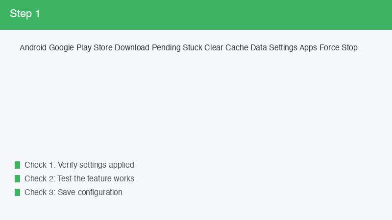 Android Google Play Store Download Pending Stuck Clear Cache Data Settings Apps 