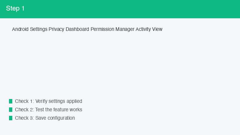 Android Settings Privacy Dashboard Permission Manager Activity View