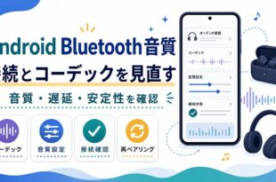 Android Bluetooth音質でコーデック、音質設定、接続確認、再ペアリングを見直す日本語アイキャッチ画像